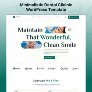 Medvil - Modern Dental Clinic Bricks WordPress Template