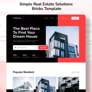 Real Estate WordPress Template