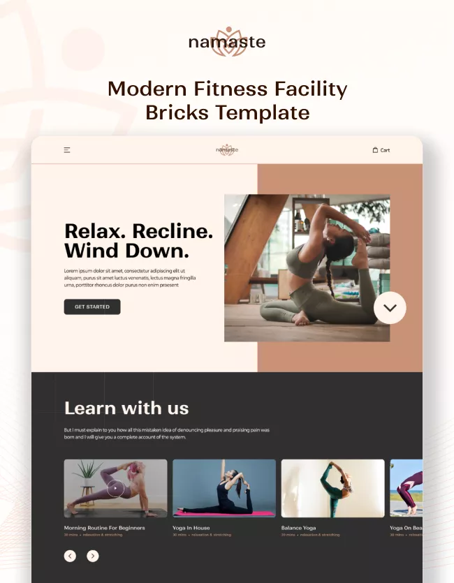 Fitness Facility WordPress Template