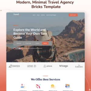 Travel Agency WordPress Template