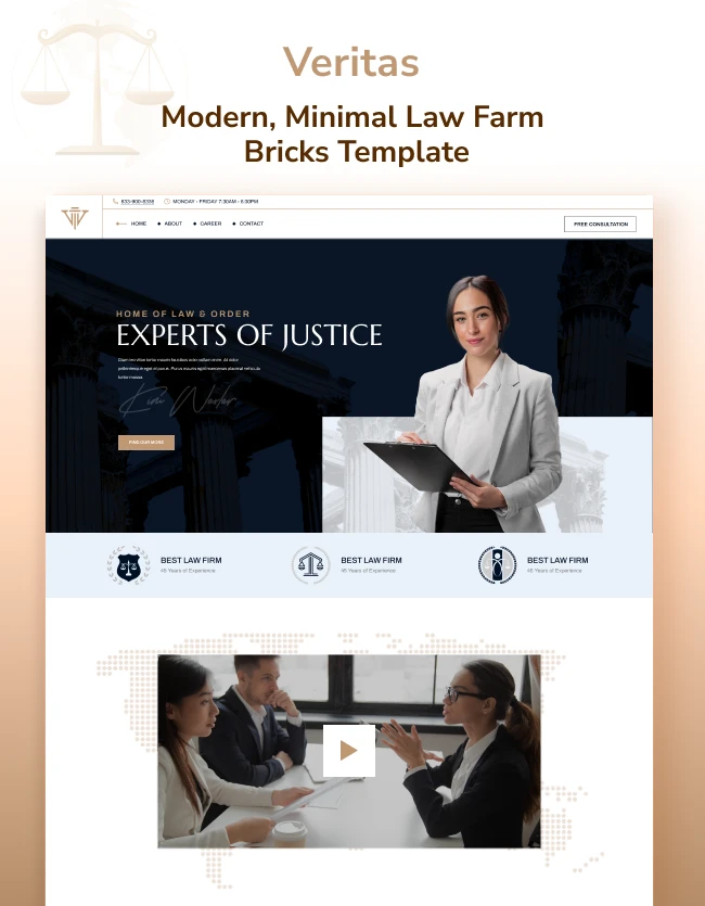 Law Consultancy WordPress Template