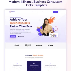 Business Consultant WordPress Template