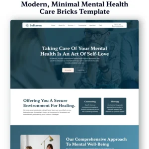 Mental Health Care WordPress Template