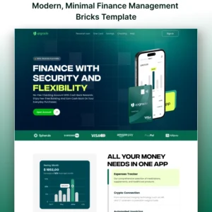 Finance Management WordPress Template