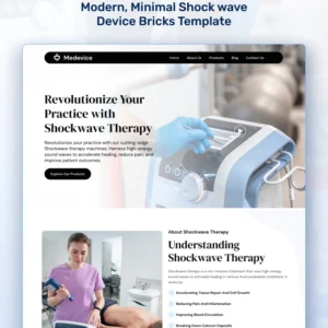 Shock Wave Therapy WordPress Template