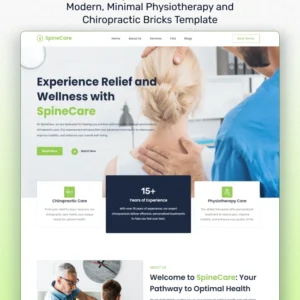 Chiropractic & Wellness WordPress Template