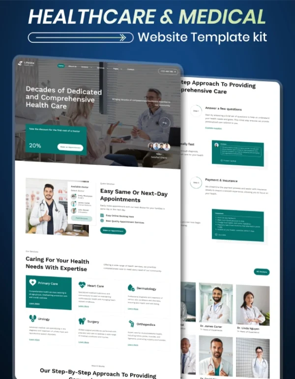 Lifeline Healthcare-&-medical-web-site-thumbnail