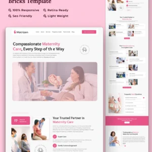 Maternity Care Elementor Template