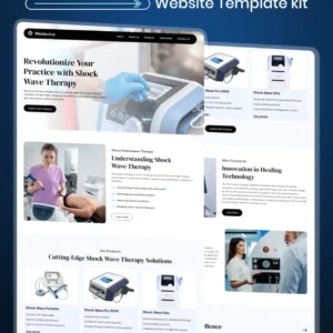 Medical-device-wordpress a, Html & css web design thumbnail