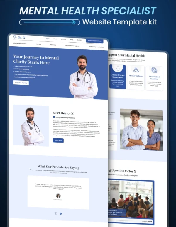 Mental Healthcare-WordPress Website design thumbnail