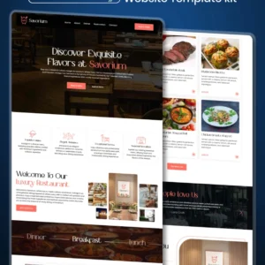 Savorium - Luxurious Restaurant Template Thumbnail