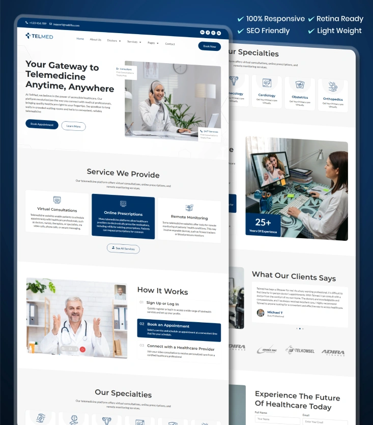 Telemedicine-WordPress-web-design-inner-cover