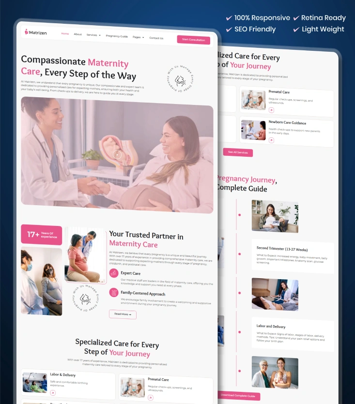 Momcare-medical-WordPress-web design-inner-cover