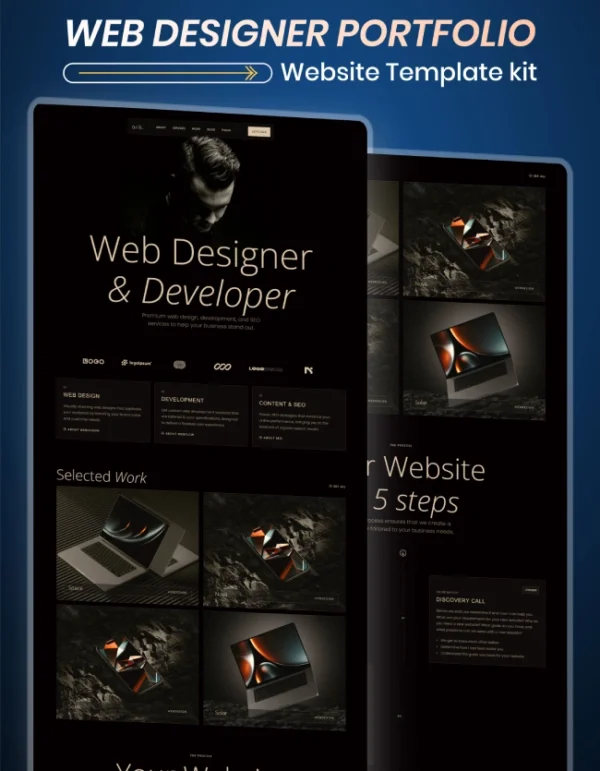 Portfolio WordPress Website design for arik-Thumbnail