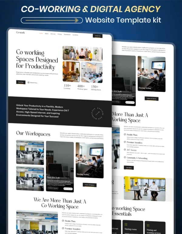 co work space rental Website Thumbnail