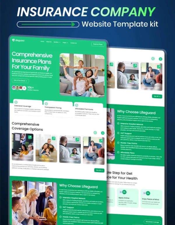Insurance & Consulting Business Template thumbnail