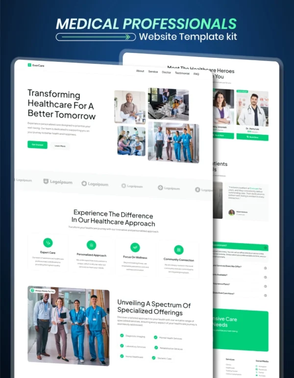 Medical-professionals-WordPress Website Thumbnail