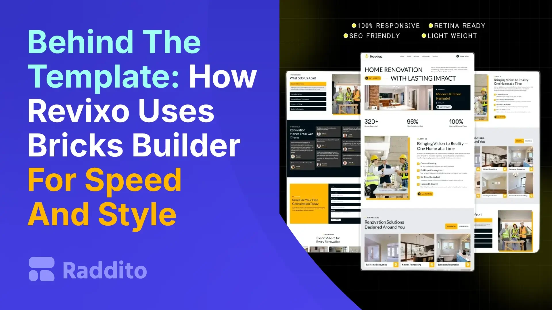 Behind The Template How Revixo Uses Bricks Builder For Speed And Style