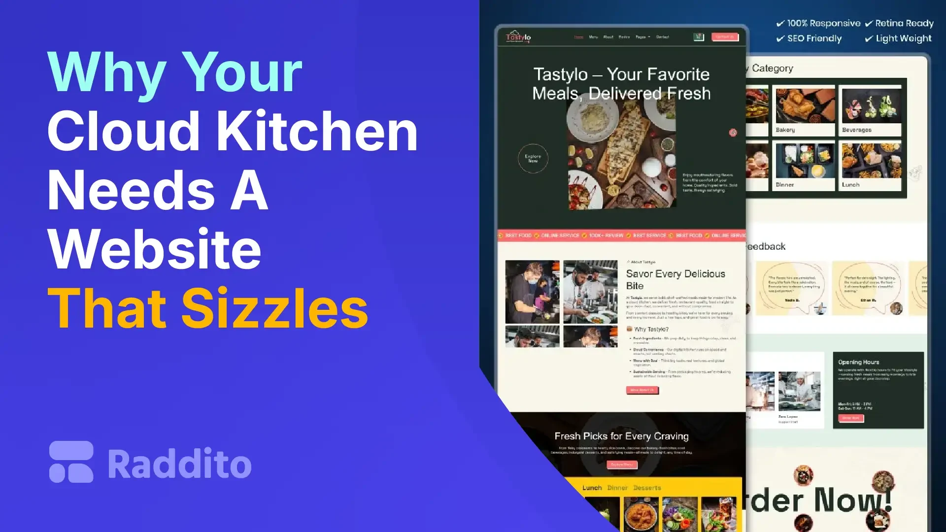 Why Your Cloud Kitchen Needs A Website That Sizzles