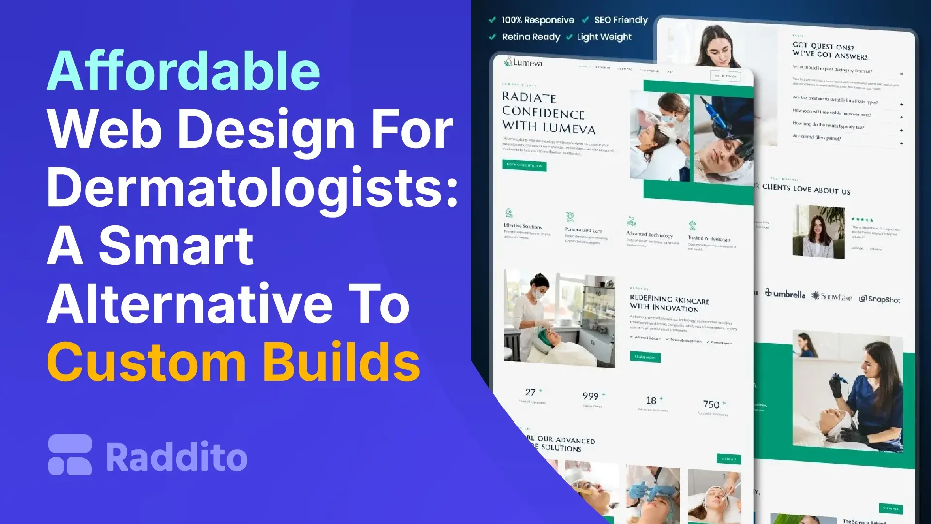 Affordable Web Design For Dermatologists A Smart Alternative To Custom Builds