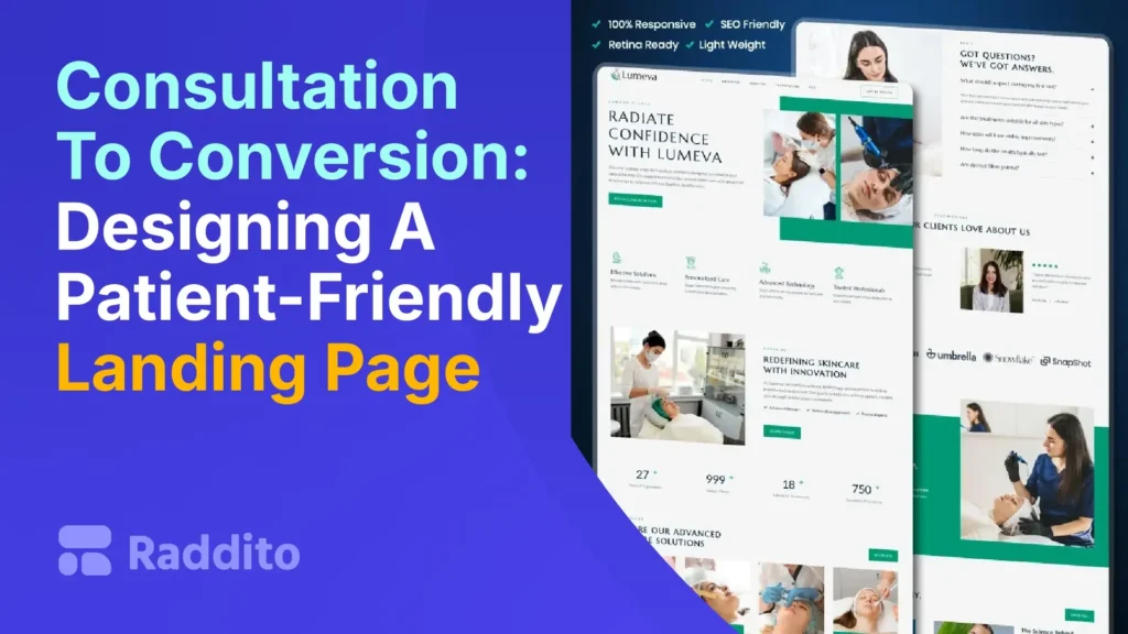 Consultation To Conversion Designing A Patient-Friendly Landing Page