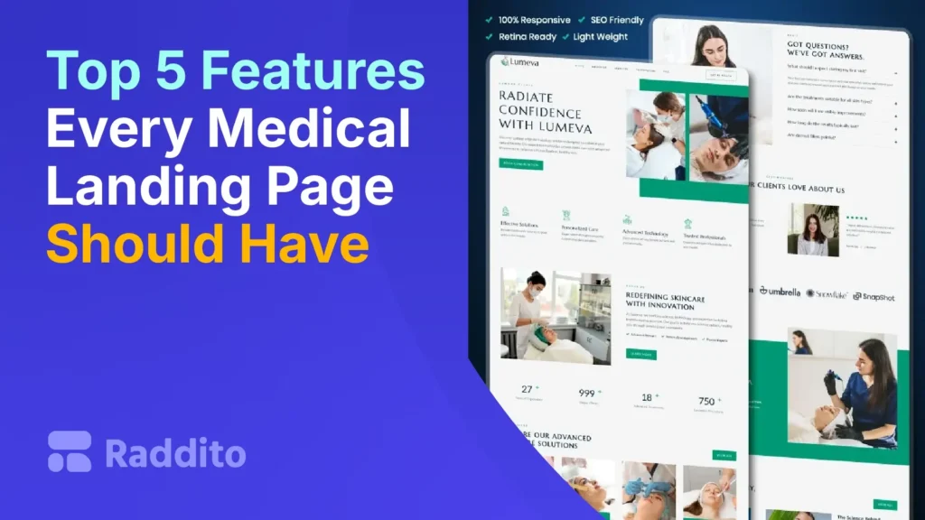 Top 5 Features Every Medical Landing Page Should Have