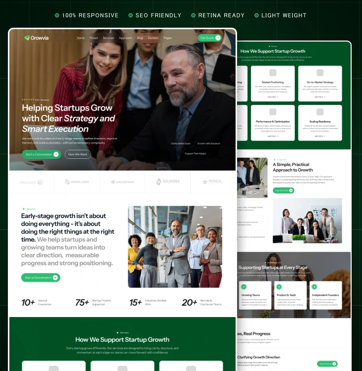 Growvia-Business Consultant WordPress Elementor Template Inner Cover
