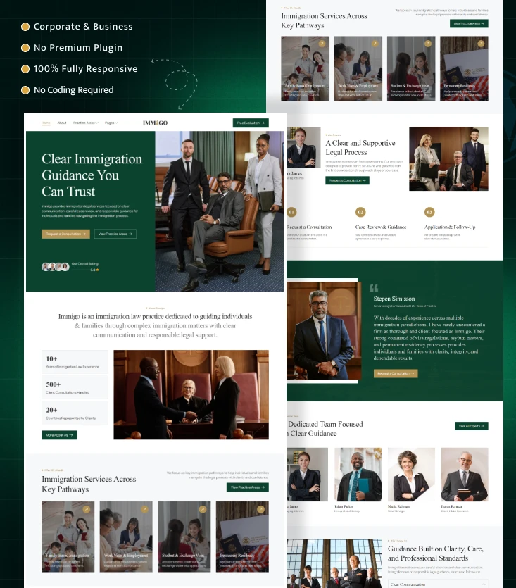 Immigo – Immigration Law Firm & Visa Consulting Elementor Template Inner Cover