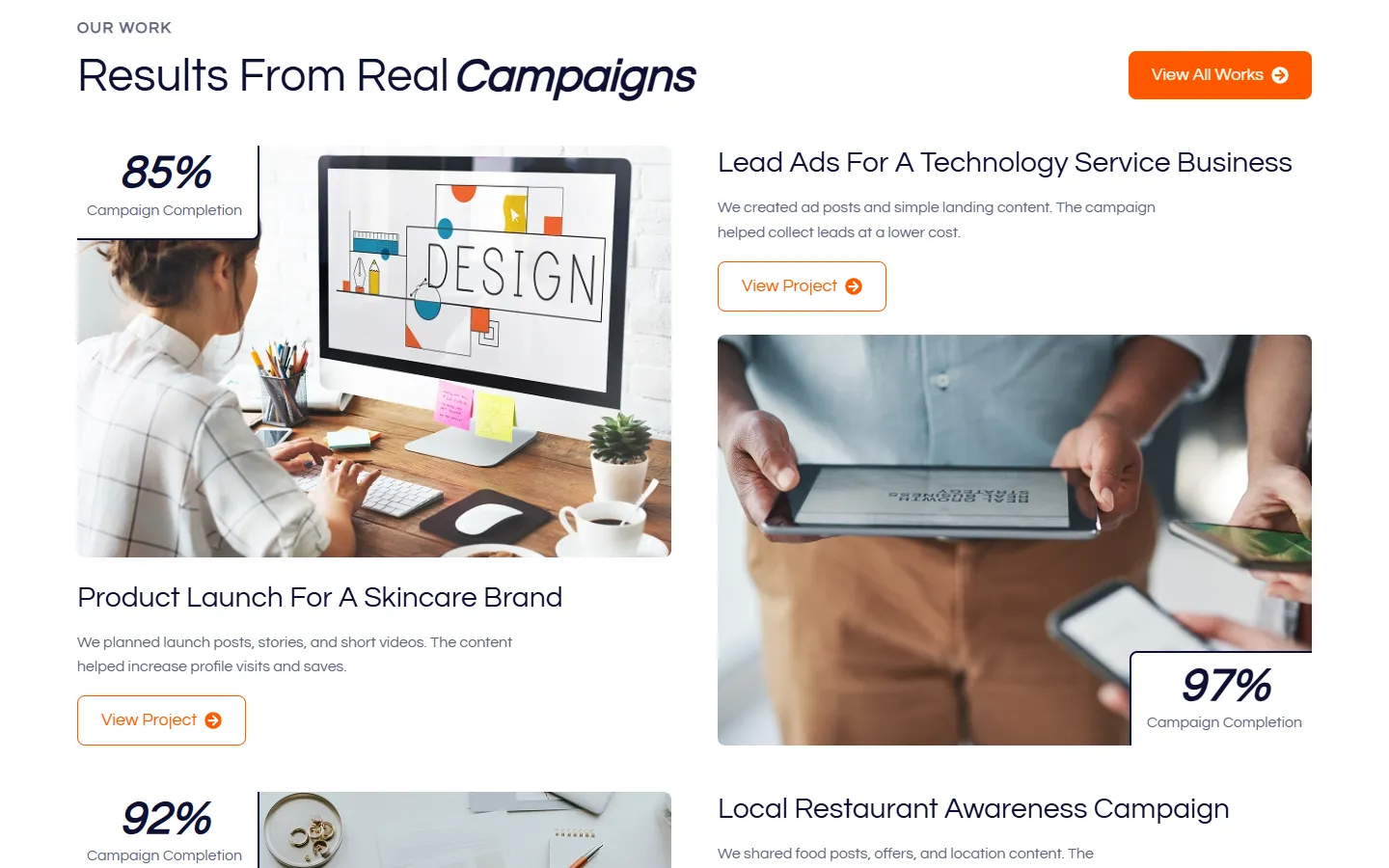 Reelora (3) Social Media Marketing Agency WordPress Full Website Template Kit