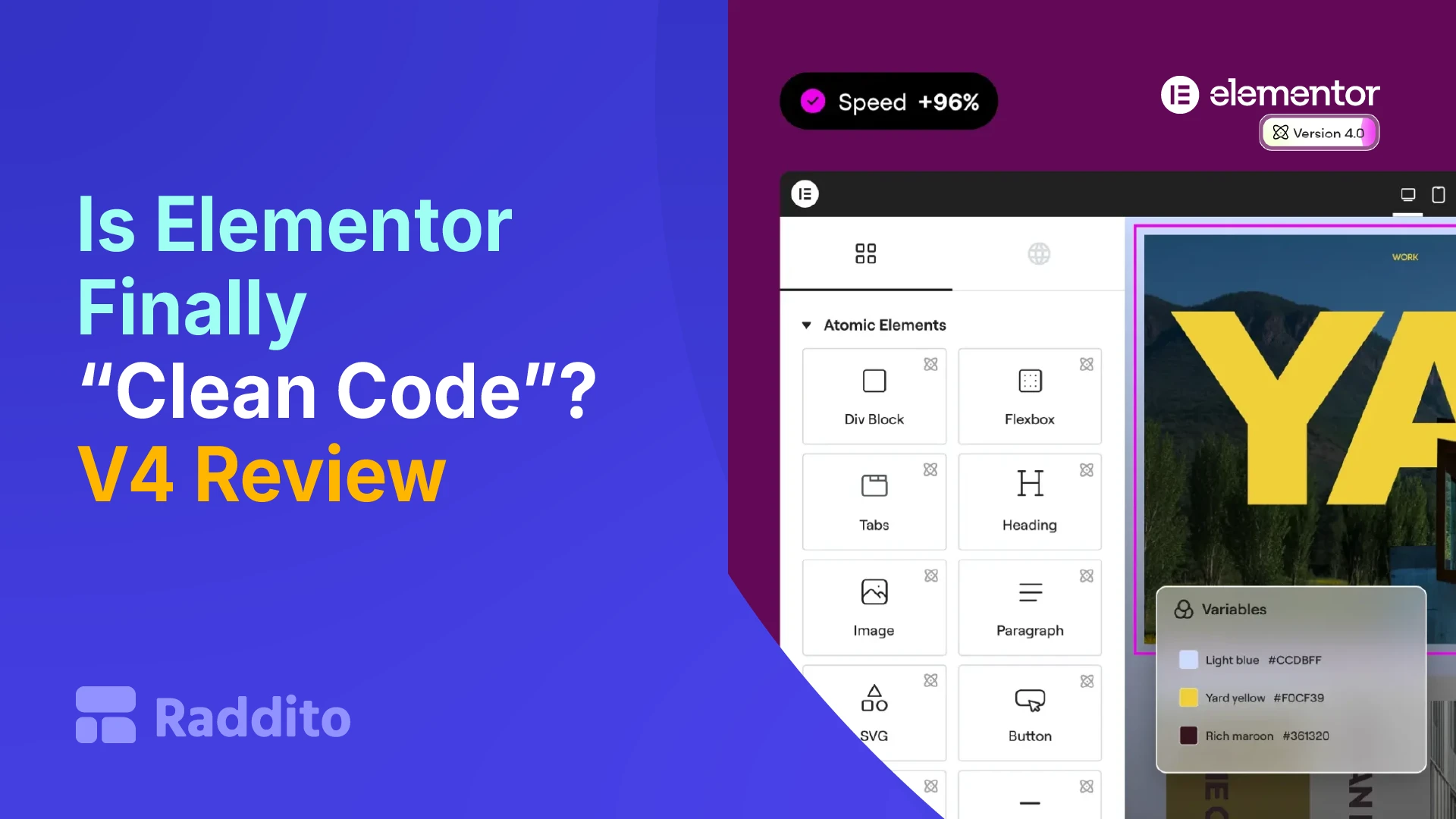 Is Elementor Finally “Clean Code” V4 Review
