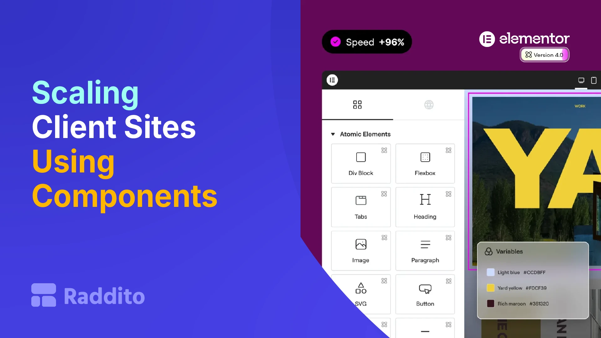 Scaling Client Sites Using Components