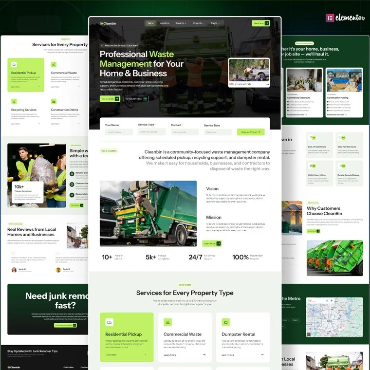 cleanbin junk removal and waste management template (3)