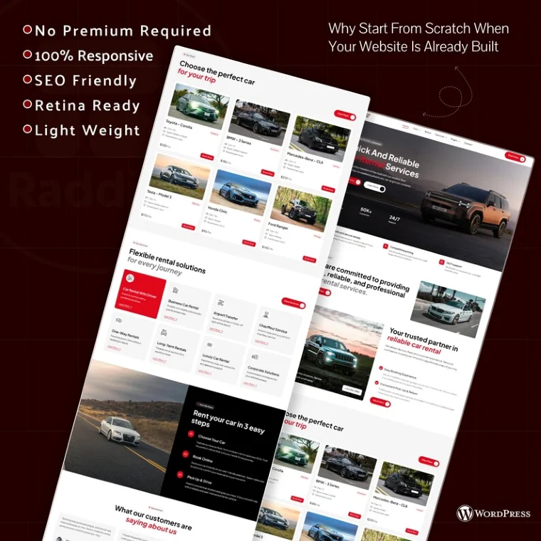 rentor car rental and booking template (2)