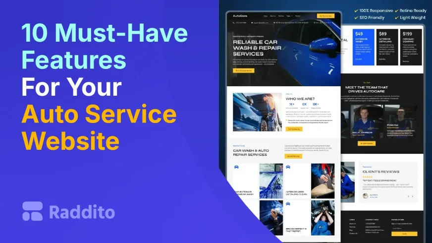 10 Must-Have Features For Your Auto Service Website