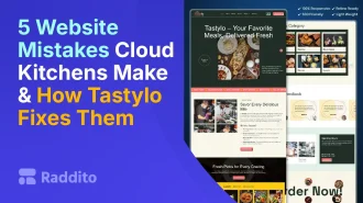 5 Website Mistakes Cloud Kitchens Make & How Tastylo Fixes Them