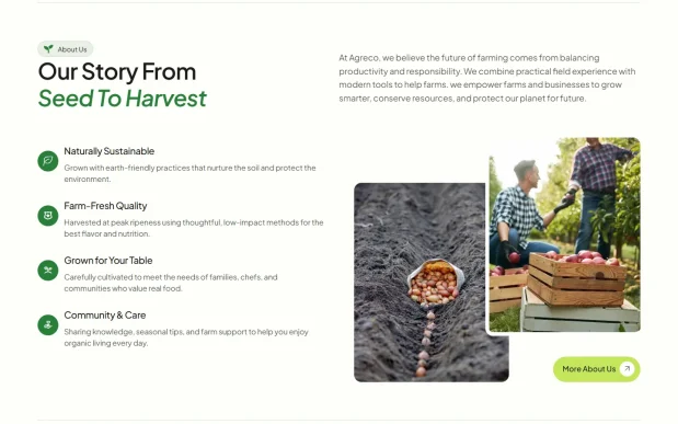 Agreco (2) Organic Farm & Agriculture Elementor WordPress Full Website Template Kit