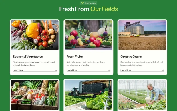 Agreco (3) Organic Farm & Agriculture Elementor WordPress Full Website Template Kit