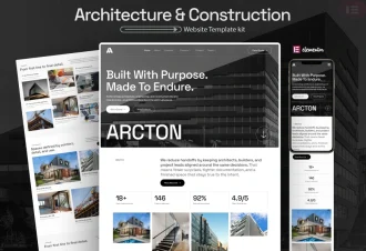 Arcton Architecture & Construction Elementor Template Kit preview