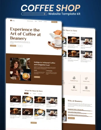 Beanery coffee-shop-WordPress-website-thumbnail