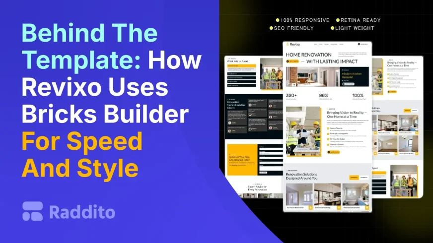 Behind The Template How Revixo Uses Bricks Builder For Speed And Style