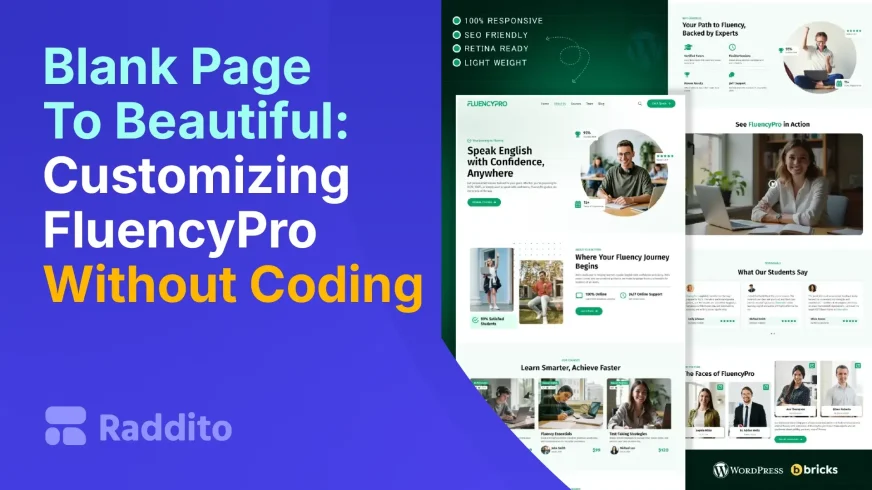 Blank Page To Beautiful Customizing FluencyPro Without Coding