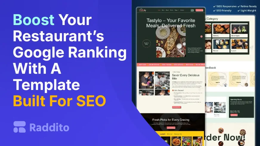 Boost Your Restaurant’s Google Ranking With A Template Built For SEO