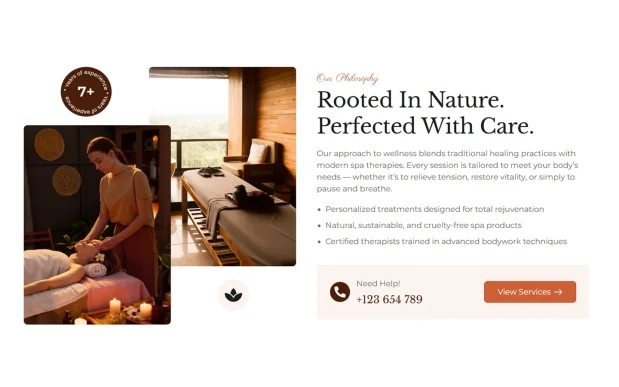 Calmica (1) Premium Spa & Wellness WordPress Full Website Template Kit