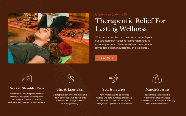 Calmica (3) Premium Spa & Wellness WordPress Full Website Template Kit