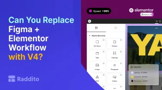 Can You Replace Figma + Elementor Workflow with V4