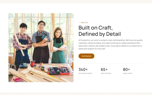 Carpentra (2) Carpentry Service Elementor WordPress Full Website Template Kit