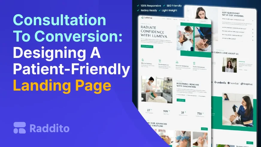 Consultation To Conversion Designing A Patient-Friendly Landing Page