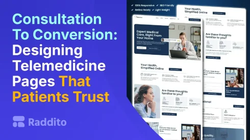Consultation To Conversion Designing Telemedicine Pages That Patients Trust