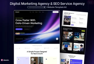 Digital Marketing Agency & SEO Elementor Template Kit