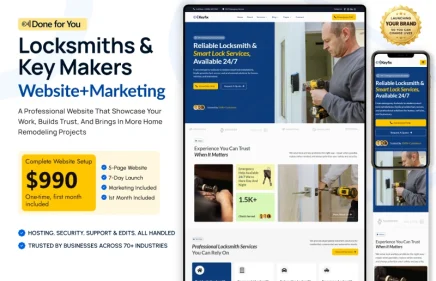 Done-for-You Website & Marketing for Locksmiths Service Thumbnail